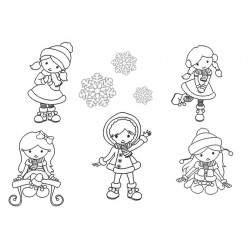 Stickserie - Schneegetobe